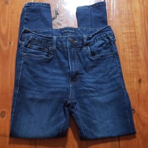 Aeropostale Women's Dark Blue High Rise Jeggings Slim Fit